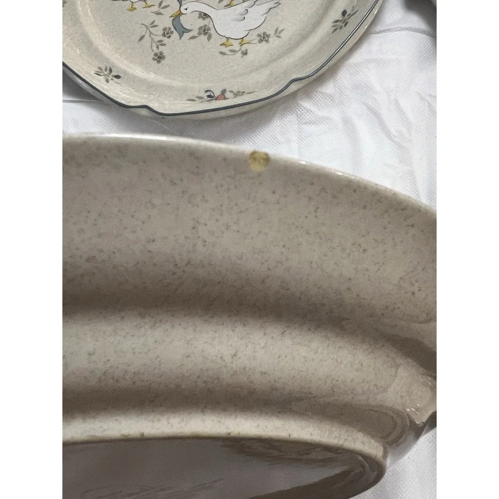 Vtg International Marmalade Stoneware 25 Pieces Goose Cottagecore Country